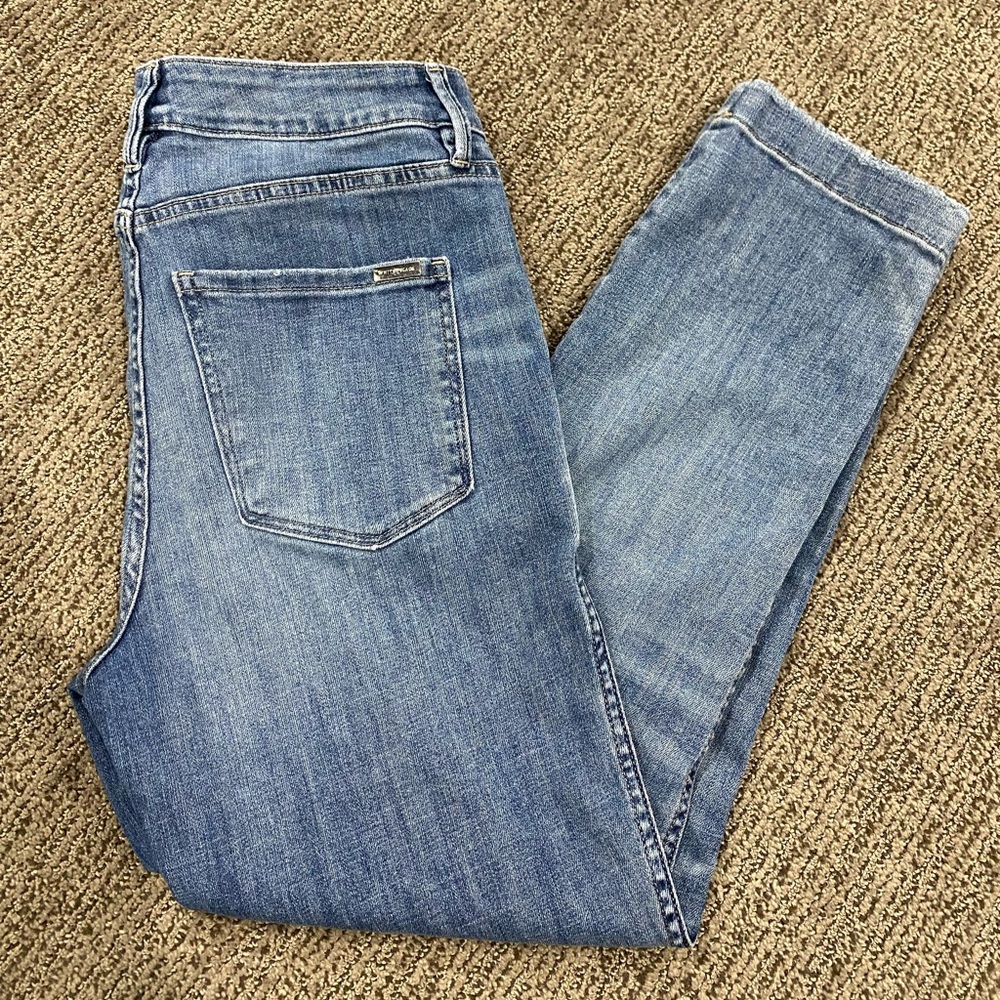 White House Black Market Cropped Straight Jeans